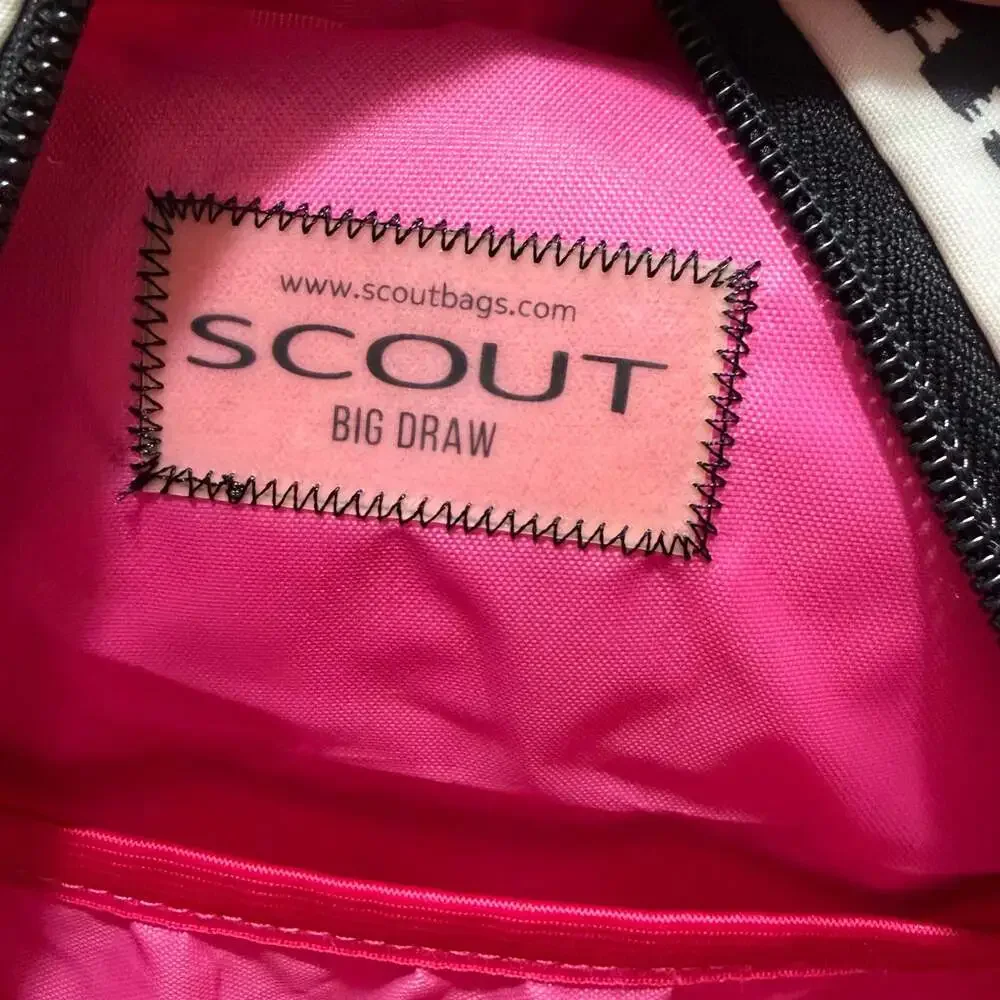 Scout Pack Leader Black & WhiteStriped Nylon Lightweight Backpack